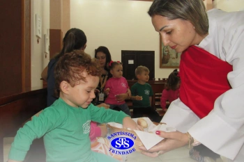 Alunos da Educação Infantil refletem sobre o significado da Páscoa