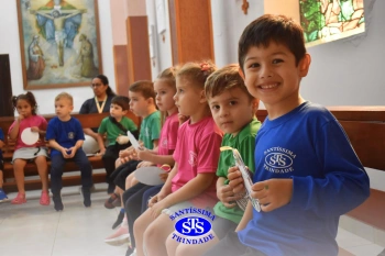 Alunos da Educação Infantil refletem sobre o significado da Páscoa