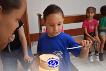 Alunos da Educação Infantil refletem sobre o significado da Páscoa