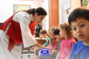 Alunos da Educação Infantil refletem sobre o significado da Páscoa