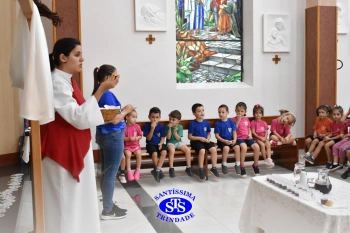 Alunos da Educação Infantil refletem sobre o significado da Páscoa