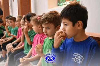 Alunos da Educação Infantil refletem sobre o significado da Páscoa