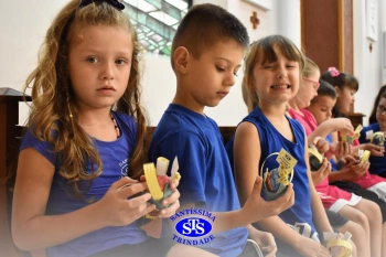 Alunos da Educação Infantil refletem sobre o significado da Páscoa