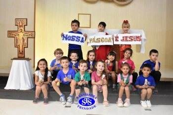 Alunos da Educação Infantil refletem sobre o significado da Páscoa