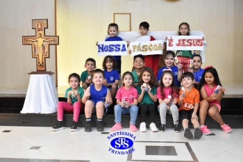 Alunos da Educação Infantil refletem sobre o significado da Páscoa