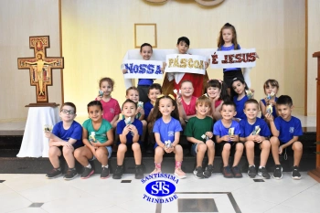 Alunos da Educação Infantil refletem sobre o significado da Páscoa