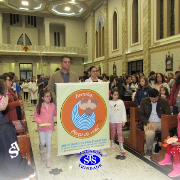 Missa com a Família Franciscana do Santíssima