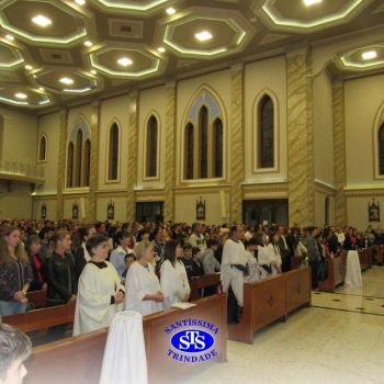Missa com a Família Franciscana do Santíssima