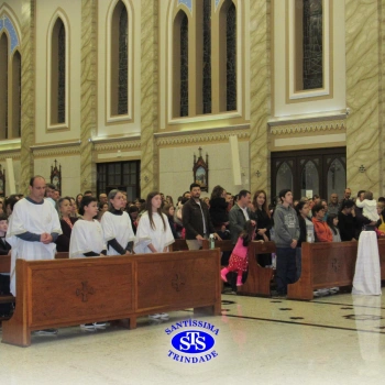 Missa com a Família Franciscana do Santíssima