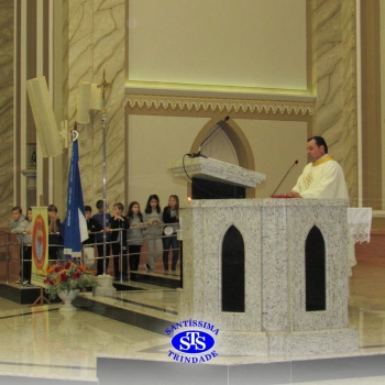 Missa com a Família Franciscana do Santíssima
