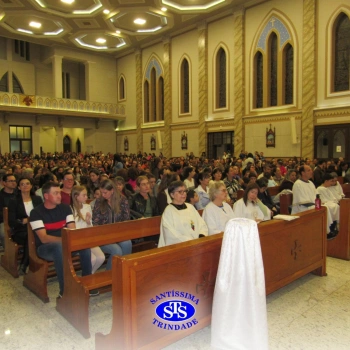 Missa com a Família Franciscana do Santíssima