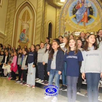Missa com a Família Franciscana do Santíssima