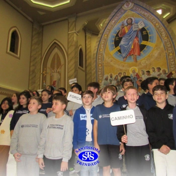 Missa com a Família Franciscana do Santíssima