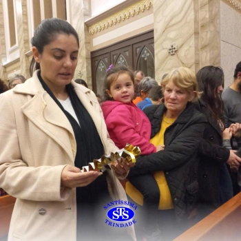 Missa com a Família Franciscana do Santíssima