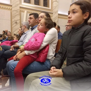 Missa com a Família Franciscana do Santíssima