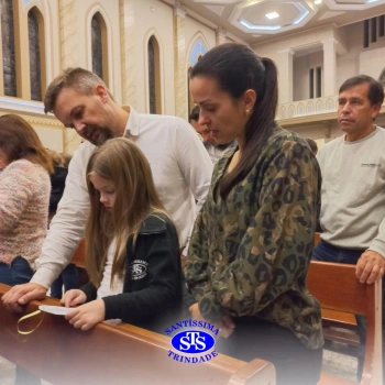 Missa com a Família Franciscana do Santíssima