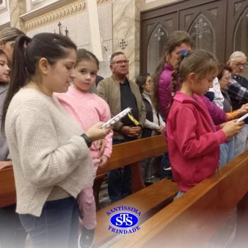 Missa com a Família Franciscana do Santíssima