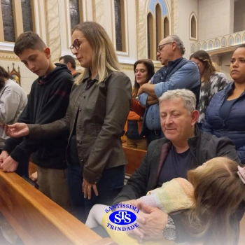 Missa com a Família Franciscana do Santíssima