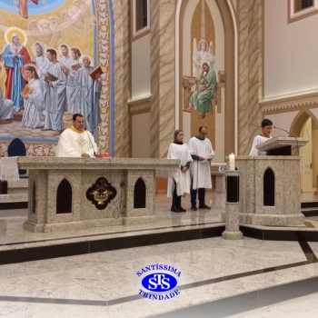 Missa com a Família Franciscana do Santíssima