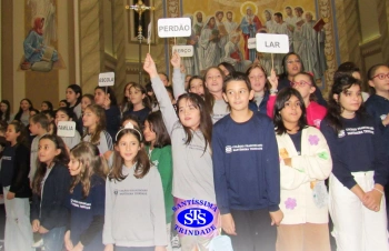 Missa com a Família Franciscana do Santíssima