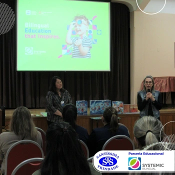 Reuniões com diversas equipes sobre a educação bilíngue 