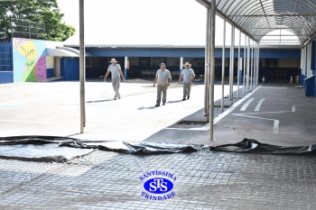 2024 começa com obras no pátio do Colégio