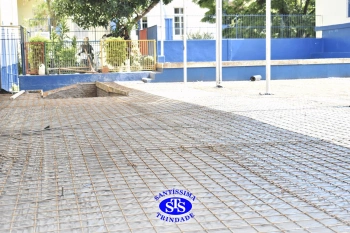 2024 começa com obras no pátio do Colégio