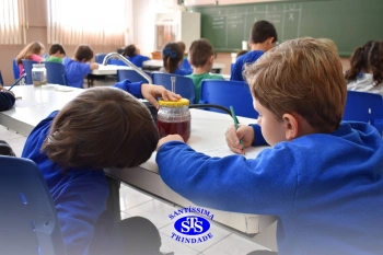 Alunos do 1º ano realizam atividades no Laboratório de Ciências