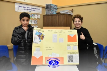 Apresentação de lapbooks sobre a cultura dos países formadares do Brasil | 6º ano