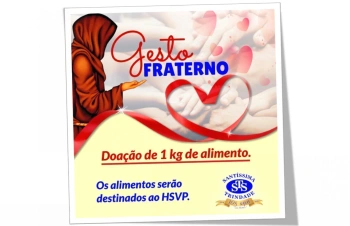 Gesto Concreto: doação de alimentos