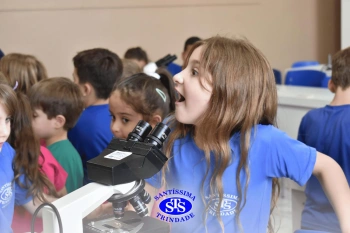 Alunos estudam as estruturas das plantas e das flores | 1º ano