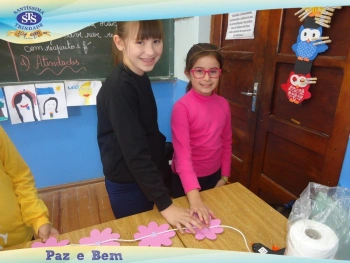 3º ano confeccionou um Rosário