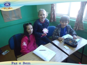 3º ano confeccionou um Rosário