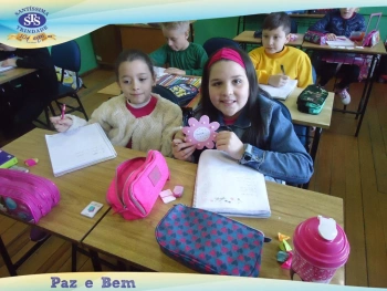 3º ano confeccionou um Rosário