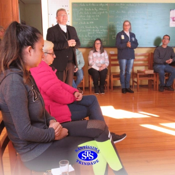 Dom Nélio, Bispo Diocesano, visita o Santíssima 