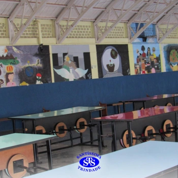 Arte urbana é aplicada pelos alunos do 9º ano em ambiente do Colégio