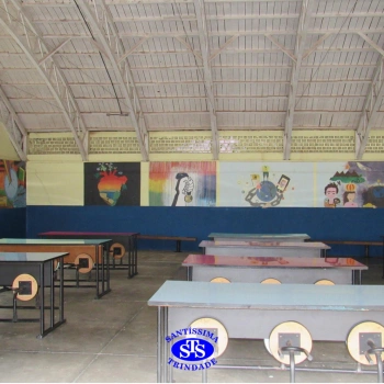 Arte urbana é aplicada pelos alunos do 9º ano em ambiente do Colégio
