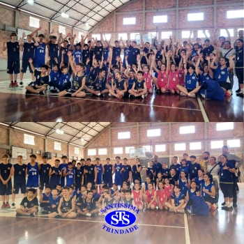 Alunos da Oficina de Basquete participam de jogos amistosos com o Colégio Sant’Anna