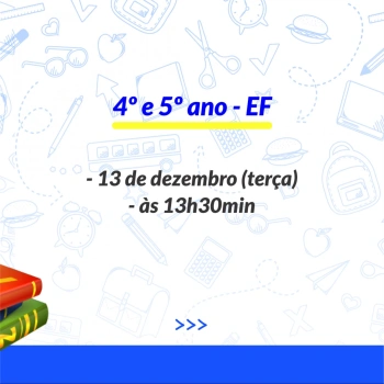 Resultados do 3º trimestre letivo