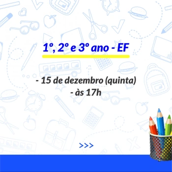 Resultados do 3º trimestre letivo