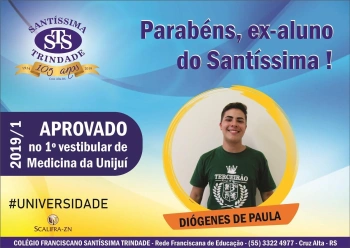 Parabéns, ex-aluno STS
