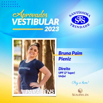 Parabéns, aprovados no Vestibular! 