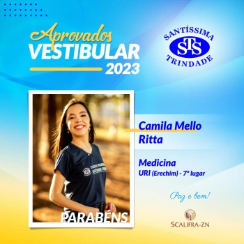 Parabéns, aprovados no Vestibular! 
