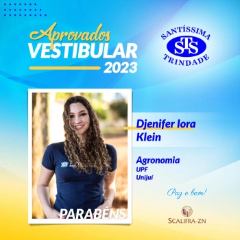 Parabéns, aprovados no Vestibular! 