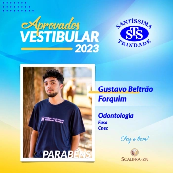 Parabéns, aprovados no Vestibular! 
