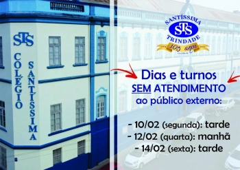 Alteração no horário de atendimento