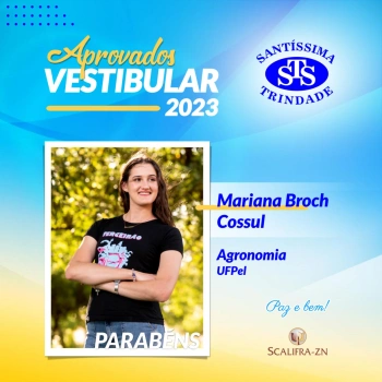 Parabéns, aprovados no Vestibular! 