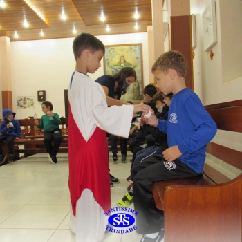Celebrações com as turmas do 1º ano 4, 5º ano 1, 3º ano 2 e 5º ano 2