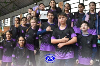 Alunos de 6º e de 7º ano participam dos Jogos Interséries Franciscanos 