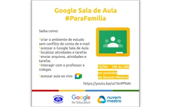 Google Sala de Aula para a Família